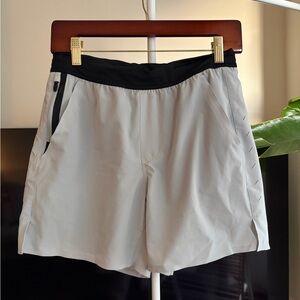 Ten Thousand Interval Shorts - Light Gray, 5” inseam